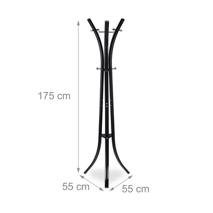 Coat rack in metal