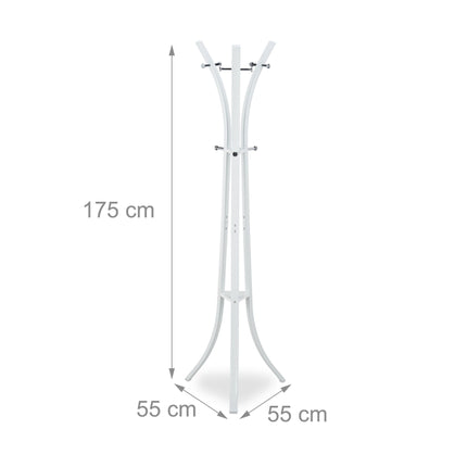 Coat rack in metal
