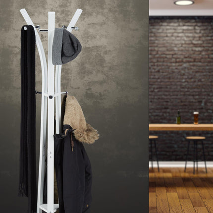 Coat rack in metal