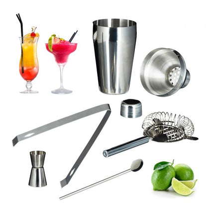 Cocktail set stainless steel 5 parts