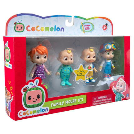 Cocomelon Figure Pack Family Set, 4 Pcs