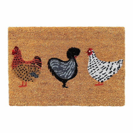 Coconut Animal Doormat, 60x40 cm, Non-Slip Backing