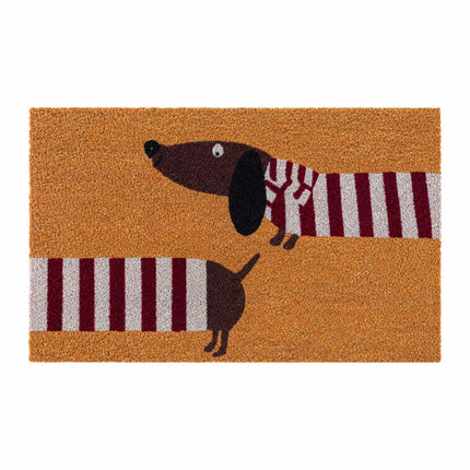 Coconut Animal Doormat, 60x40 cm, Non-Slip Backing