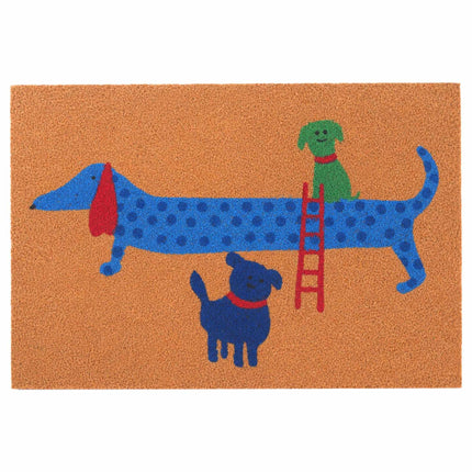 Coconut Animal Doormat, 60x40 cm, Non-Slip Backing