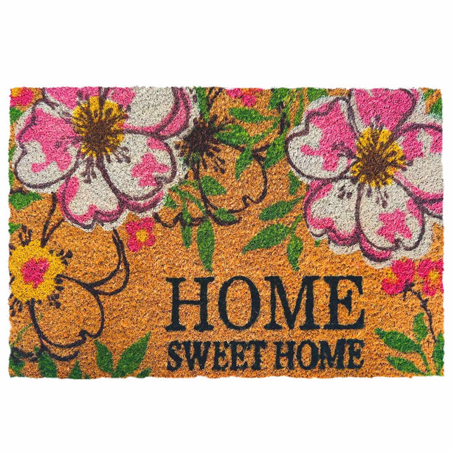 Coconut Coir Doormat, 60x40 cm, Indoor/Outdoor Use