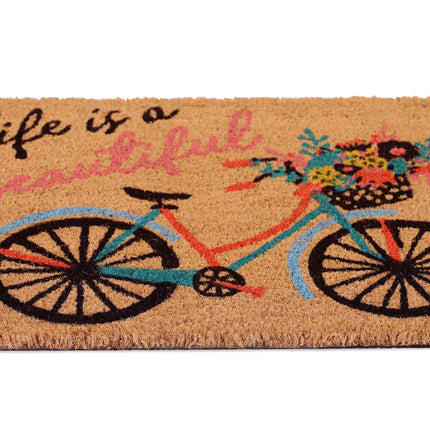 Coconut Door Mat Bicycle
