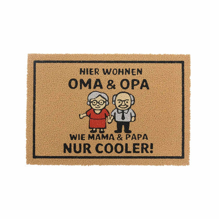 Coconut Doormat 60 x 40 cm – Non-Slip, Funny Quote