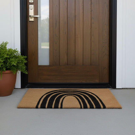 Coconut Doormat, 80x50 cm, Non-Slip, Weather-Resistant