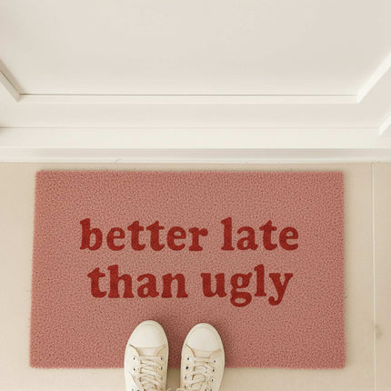 Coconut Doormat with Funny Saying, 60 x 40 cm, Non-Slip