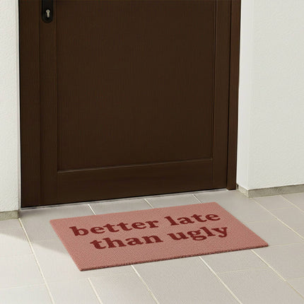 Coconut Doormat with Funny Saying, 60 x 40 cm, Non-Slip