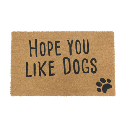 Coconut Fiber Animal Doormat, 80x50 cm, Indoor/Outdoor