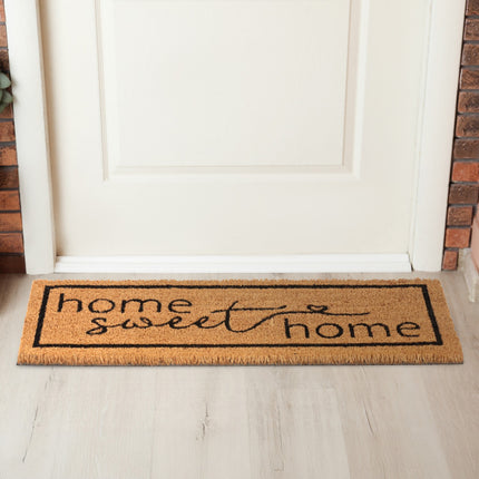 Coconut Fiber Doormat – Home Sweet Home, Indoor/Outdoor