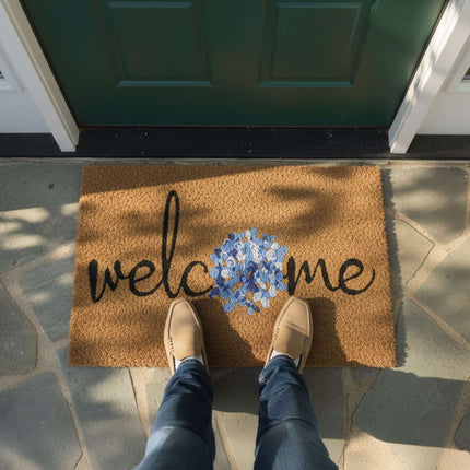 Coconut Fiber Welcome Mat – Non-Slip, Indoor/Outdoor Use