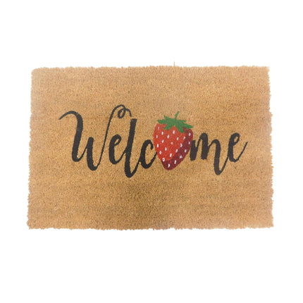 Coconut Fibre Welcome Mat – Non-Slip, Indoor/Outdoor Use