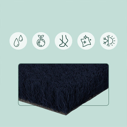 Coconut Fibre Winter Doormat, 60x40 cm, Non-Slip