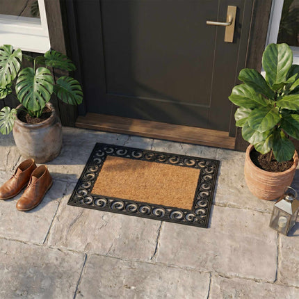 Coconut & Rubber Doormat, 75 x 45 cm, Non-Slip