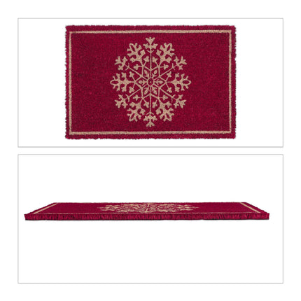 Coconut doormat "Snowflake