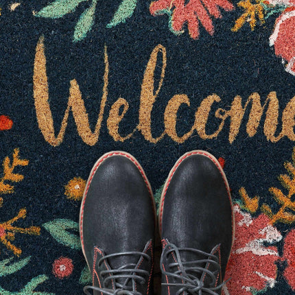 Coconut door mat Welcome