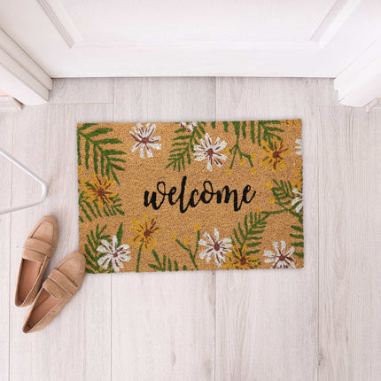 Coconut door mat "Welcome".