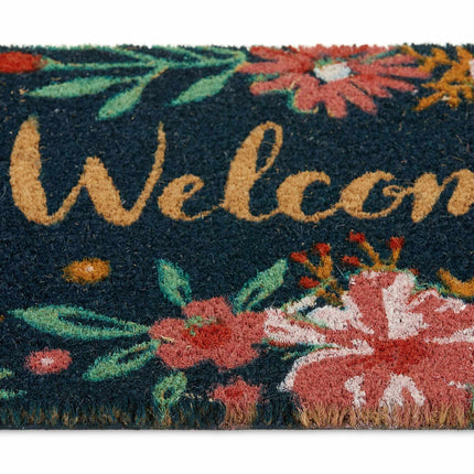 Coconut door mat Welcome