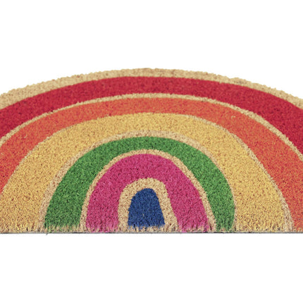 Coconut doormat rainbow