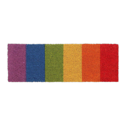 Coconut door mat rainbow
