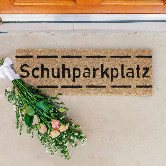 Kokosnoot deurmat schoen parkeerplaats smal