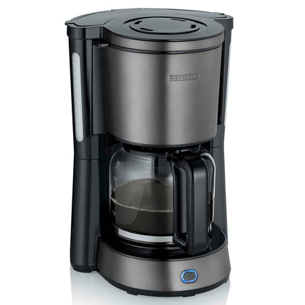 Coffee Maker, Dark Inox, 1000W, 1.25L Capacity
