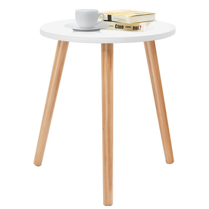 Coffee table, side table, dining table, kitchen table, bedside table, wood, white