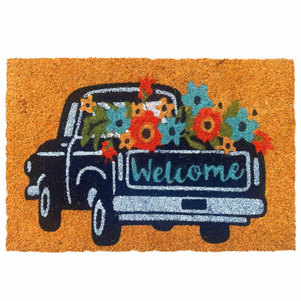 Coir Doormat, Non-Slip, 60x40 cm, Coconut Fibre
