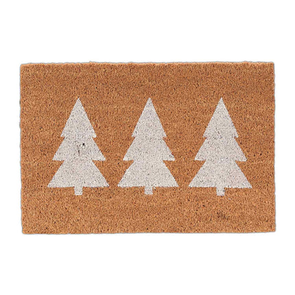 Coir Doormat – Pine Tree Design, Indoor/Outdoor Use
