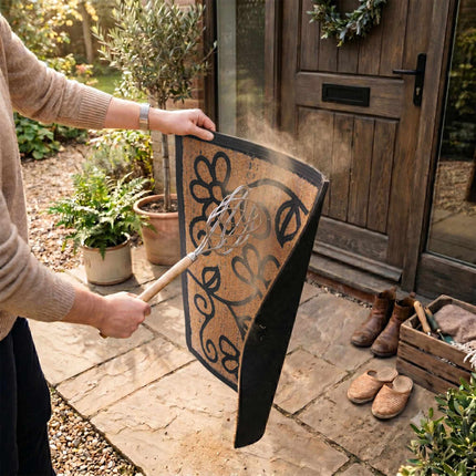 Coir & PVC Doormat, 60x40 cm, Non-Slip, Indoor/Outdoor