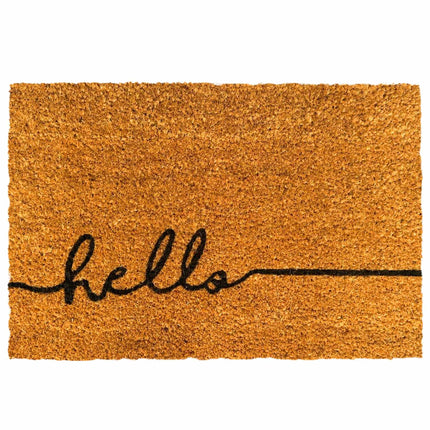 Coir Welcome Doormat, Non-Slip, 60x40 cm