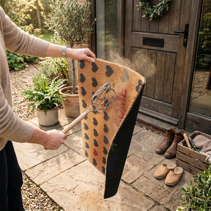 Coir Welcome Doormat, Non-Slip, 60x40 cm, Indoor/Outdoor
