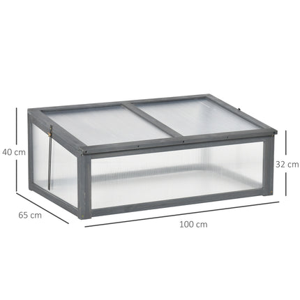 Mini greenhouse with UV protection, Winterproof, 100x65x40 cm
