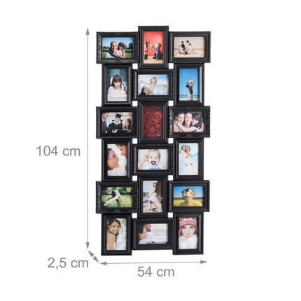 Collage frame for 18 photos