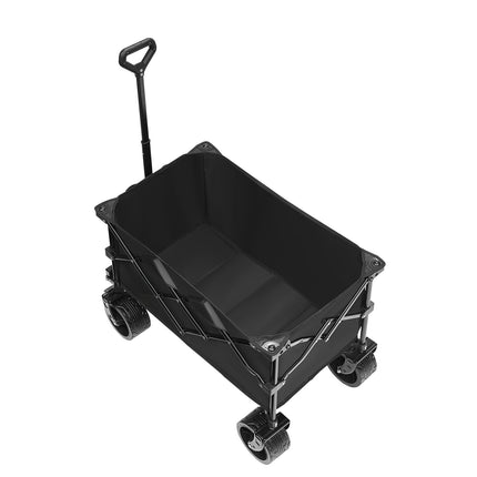 Collapsible Folding Wagon Cart, 113 L, 250 lb Capacity