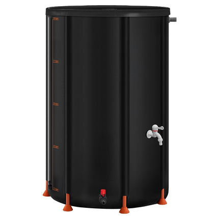 Collapsible Rain Barrel 380L, 1000D PVC, Spigot Kit