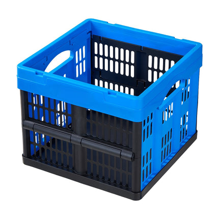 Collapsible Storage Bins 25L 3-Pack, Stackable, Handles