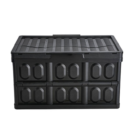 Collapsible Storage Bins With Lids, 45L, 3-Pack, Stackable