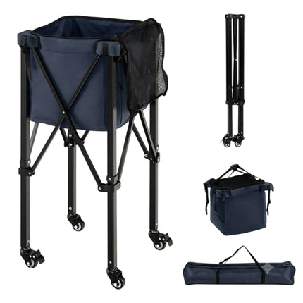Collapsible Tennis Ball Cart with Wheels, Holds 150 Balls