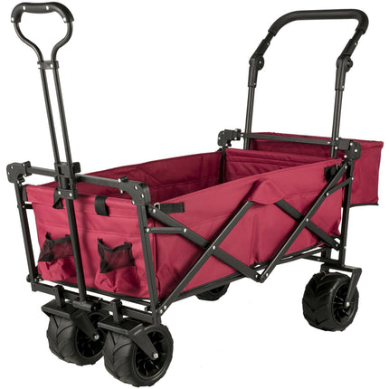 Collapsible Wagon With Removable Canopy, 220 lb Capacity
