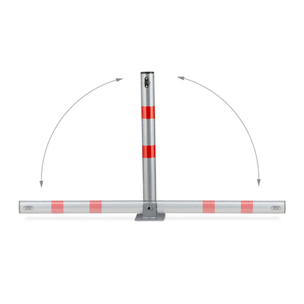 Collapsible barrier post