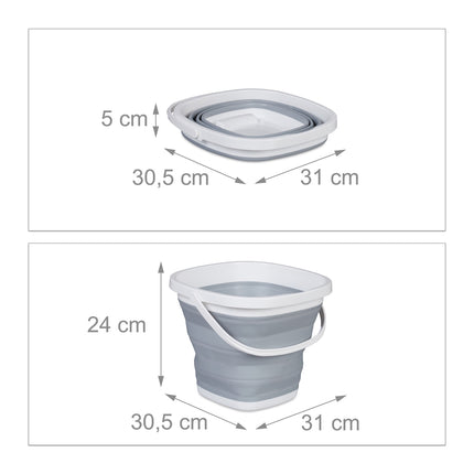 Collapsible bucket 10 litres