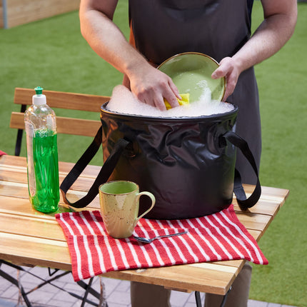Collapsible bucket for camping 15 litres