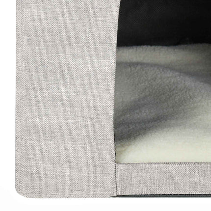Collapsible cat pit beige