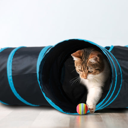 Collapsible cat tunnel 4 ways