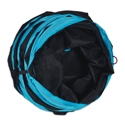 Collapsible cat tunnel with 4 aisles
