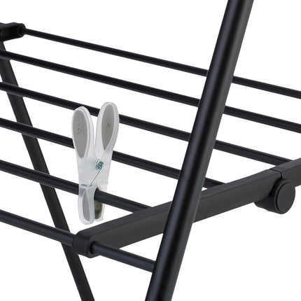 Collapsible clothes horse with multiple pairs