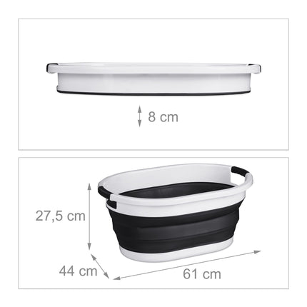 Collapsible laundry basket 36 liters
